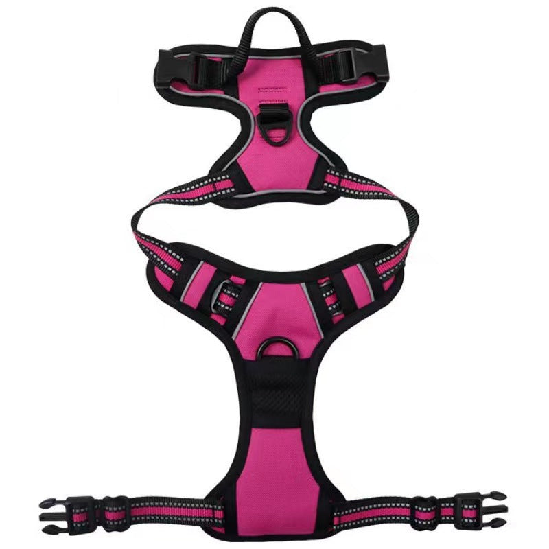 ๐ถ Nylon Dog Harness with Comfort Chest Support & Control Handle ๐พโจ