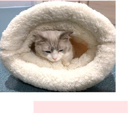 Winter Comfort Cat Bed
