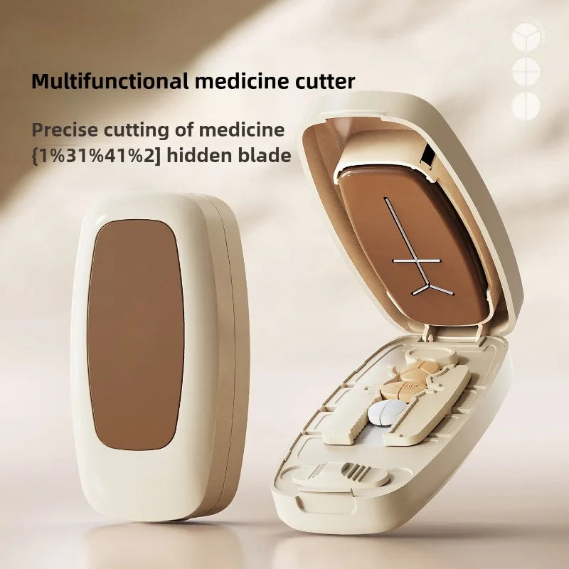 Pillora™ Pill Cutter & Splitter • Precise • Portable