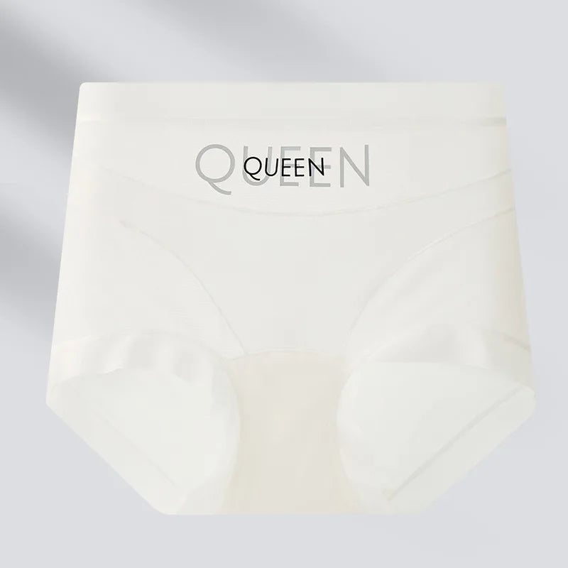 High Waisted Tummy Control Panties for Women Ice Silk Seamless Breathable Underwear Thin Comfortable No Show Briefs Shorts