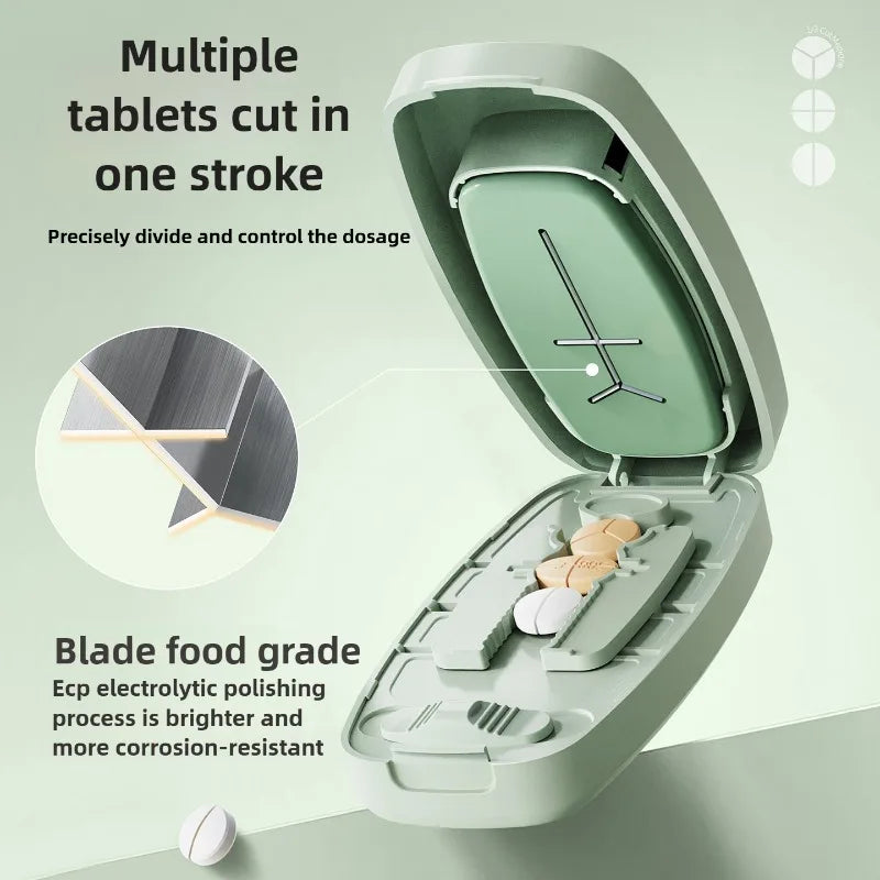 Pillora™ Pill Cutter & Splitter • Precise • Portable
