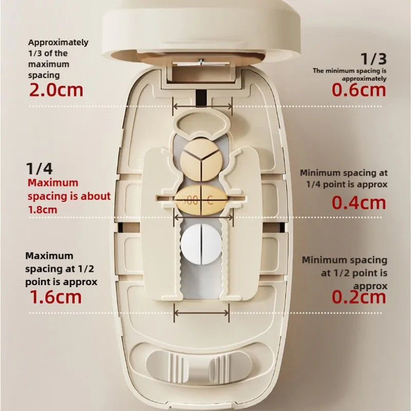 Pillora™ Pill Cutter & Splitter • Precise • Portable