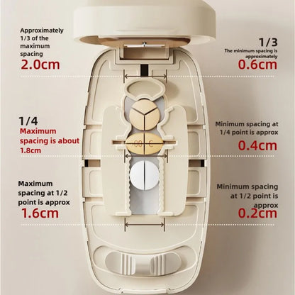 Pillora™ Pill Cutter & Splitter • Precise • Portable