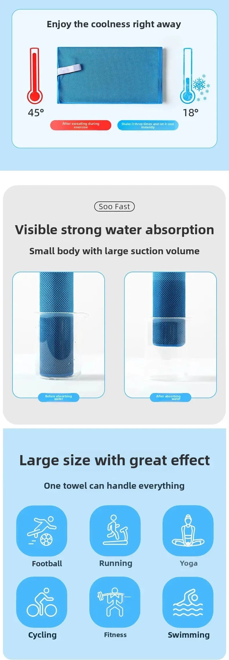 SPORTFROST™ Cooling Towel – Power Through Heat