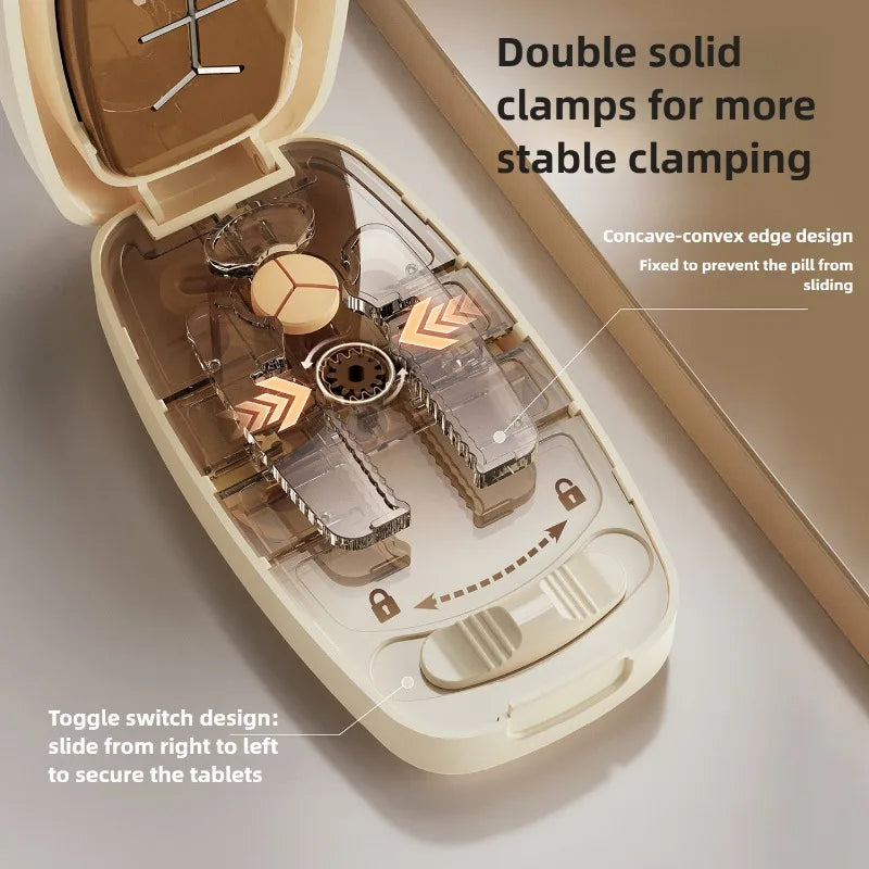 Pillora™ Pill Cutter & Splitter • Precise • Portable