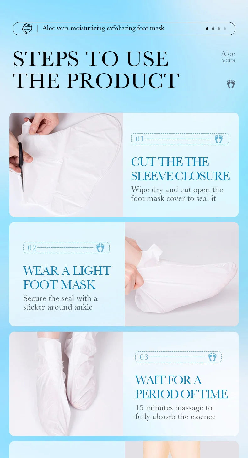 Aloe Vera Foot Mask