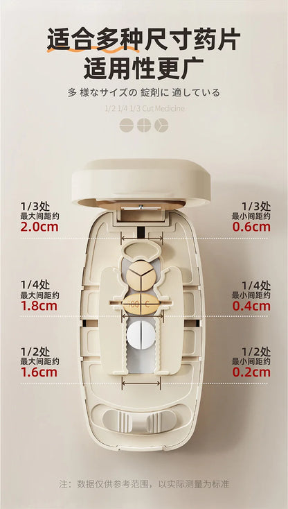 Pillora™ Pill Cutter & Splitter • Precise • Portable