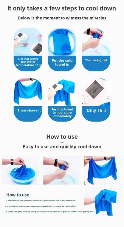 SPORTFROST™ Cooling Towel – Power Through Heat