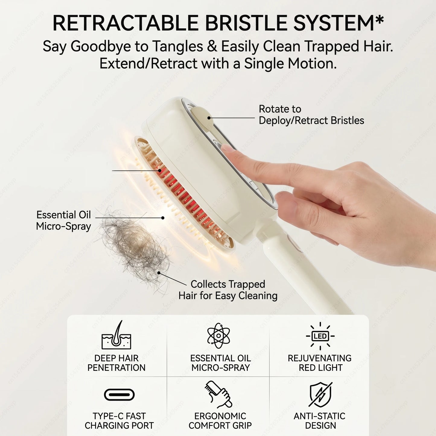 PureComb™ Mist. Massage. Detangle