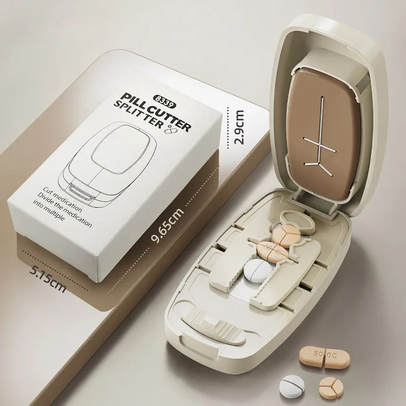 Pillora™ Pill Cutter & Splitter • Precise • Portable