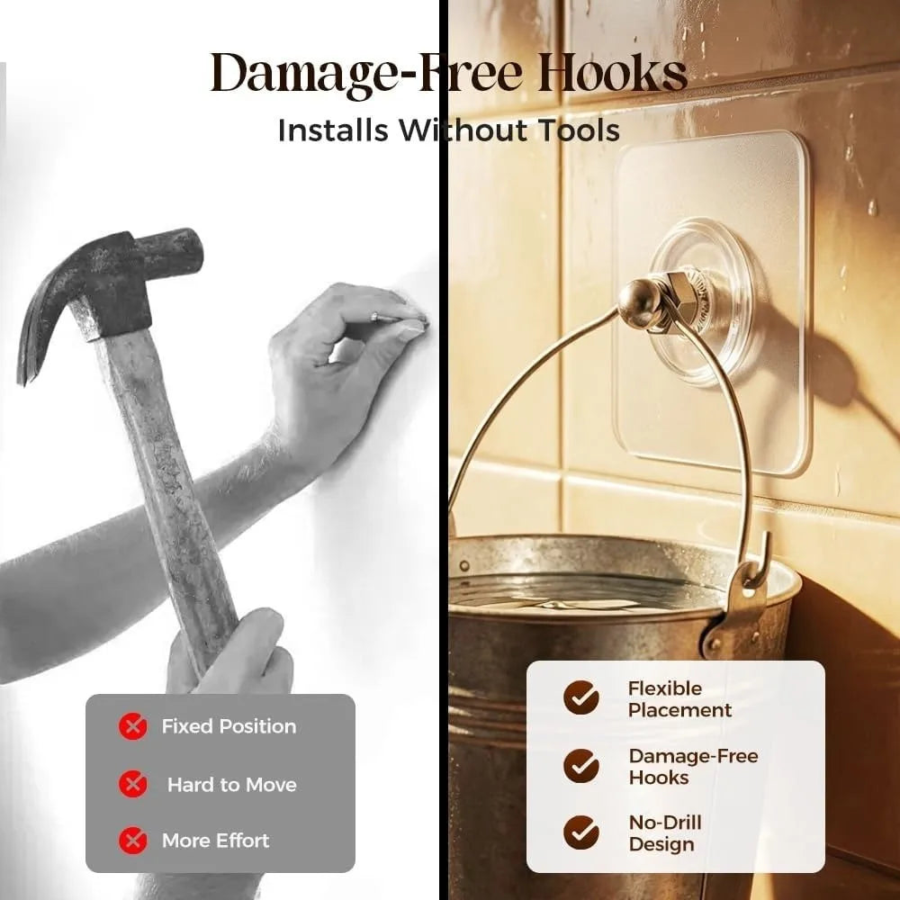 Wallora™ Strong Hold • No Drill • Easy Install