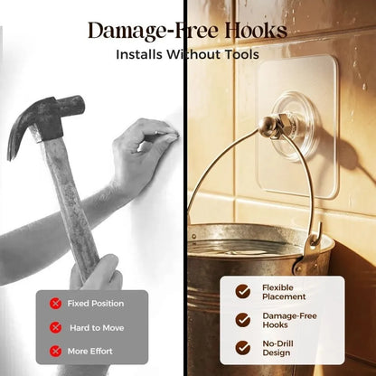 Wallora™ Strong Hold • No Drill • Easy Install